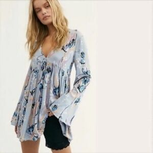 Medium Free People Bella Floral Print Tunic